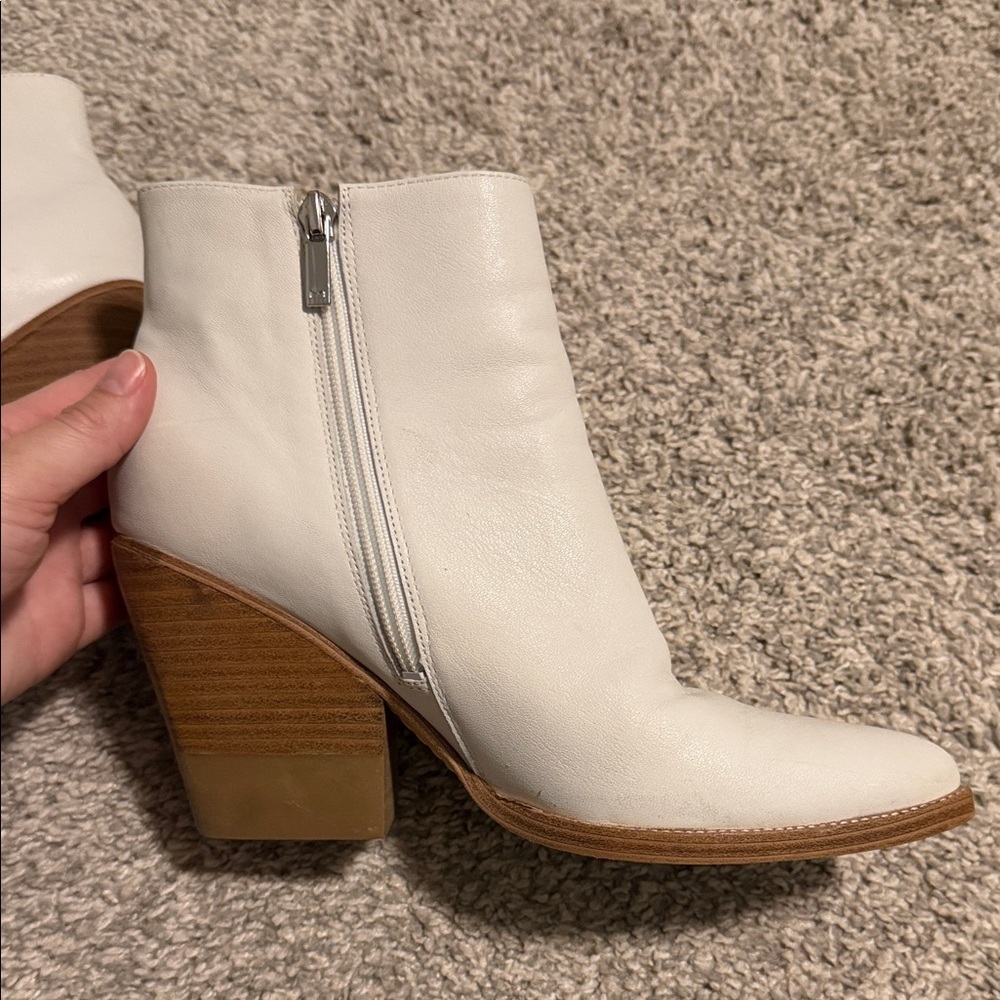 Marc fisher Women's White Ankle Boots - Picture 4 of 8